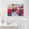 Picture of In the Diner  _GroupedProduct_Rectangle_Landscape_Photography _GroupedProduct_Rectangle_Landscape_Canvas_Framed_