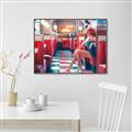 Picture of In the Diner  _GroupedProduct_Rectangle_Landscape_Photography _GroupedProduct_Rectangle_Landscape_Canvas_Framed_