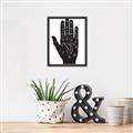 Picture of Hamsa Hand _GroupedProduct_Rectangle_Portrait_Canvas_Framed_