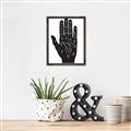 Picture of Hamsa Hand _GroupedProduct_Rectangle_Portrait_Canvas_Framed_
