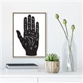 Picture of Hamsa Hand _GroupedProduct_Rectangle_Portrait_Canvas_Framed_