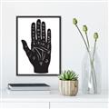 Picture of Hamsa Hand _GroupedProduct_Rectangle_Portrait_Canvas_Framed_