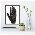 Picture of Hamsa Hand _GroupedProduct_Rectangle_Portrait_Canvas_Framed_
