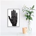 Picture of Hamsa Hand _GroupedProduct_Rectangle_Portrait_Canvas_Framed_