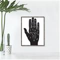 Picture of Hamsa Hand _GroupedProduct_Rectangle_Portrait_Canvas_Framed_