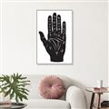 Picture of Hamsa Hand _GroupedProduct_Rectangle_Portrait_Canvas_Framed_