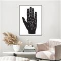 Picture of Hamsa Hand _GroupedProduct_Rectangle_Portrait_Canvas_Framed_