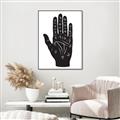Picture of Hamsa Hand _GroupedProduct_Rectangle_Portrait_Canvas_Framed_