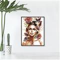 Picture of Floral Beauty _GroupedProduct_Rectangle_Portrait_Canvas_Framed_