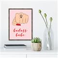 Picture of Badass Babe _GroupedProduct_Rectangle_Portrait_Canvas_Framed_
