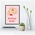 Picture of Badass Babe _GroupedProduct_Rectangle_Portrait_Canvas_Framed_