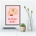 Picture of Badass Babe _GroupedProduct_Rectangle_Portrait_Canvas_Framed_
