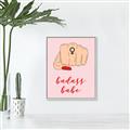 Picture of Badass Babe _GroupedProduct_Rectangle_Portrait_Canvas_Framed_