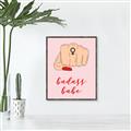 Picture of Badass Babe _GroupedProduct_Rectangle_Portrait_Canvas_Framed_