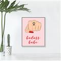 Picture of Badass Babe _GroupedProduct_Rectangle_Portrait_Canvas_Framed_