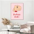 Picture of Badass Babe _GroupedProduct_Rectangle_Portrait_Canvas_Framed_