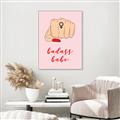 Picture of Badass Babe _GroupedProduct_Rectangle_Portrait_Canvas_Framed_