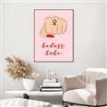 Picture of Badass Babe _GroupedProduct_Rectangle_Portrait_Canvas_Framed_