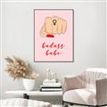 Picture of Badass Babe _GroupedProduct_Rectangle_Portrait_Canvas_Framed_