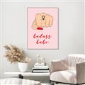 Picture of Badass Babe _GroupedProduct_Rectangle_Portrait_Canvas_Framed_