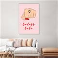 Picture of Badass Babe _GroupedProduct_Rectangle_Portrait_Canvas_Framed_