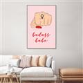Picture of Badass Babe _GroupedProduct_Rectangle_Portrait_Canvas_Framed_
