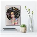 Picture of Graffiti Girl _GroupedProduct_Rectangle_Portrait_Canvas_Framed_