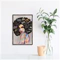 Picture of Graffiti Girl _GroupedProduct_Rectangle_Portrait_Canvas_Framed_