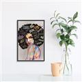 Picture of Graffiti Girl _GroupedProduct_Rectangle_Portrait_Canvas_Framed_