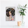 Picture of Graffiti Girl _GroupedProduct_Rectangle_Portrait_Canvas_Framed_