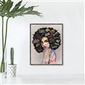 Picture of Graffiti Girl _GroupedProduct_Rectangle_Portrait_Canvas_Framed_