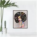 Picture of Graffiti Girl _GroupedProduct_Rectangle_Portrait_Canvas_Framed_