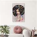Picture of Graffiti Girl _GroupedProduct_Rectangle_Portrait_Canvas_Framed_