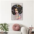 Picture of Graffiti Girl _GroupedProduct_Rectangle_Portrait_Canvas_Framed_