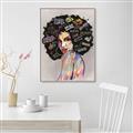 Picture of Graffiti Girl _GroupedProduct_Rectangle_Portrait_Canvas_Framed_