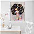 Picture of Graffiti Girl _GroupedProduct_Rectangle_Portrait_Canvas_Framed_