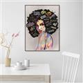 Picture of Graffiti Girl _GroupedProduct_Rectangle_Portrait_Canvas_Framed_