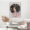 Picture of Graffiti Girl _GroupedProduct_Rectangle_Portrait_Canvas_Framed_
