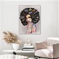 Picture of Graffiti Girl _GroupedProduct_Rectangle_Portrait_Canvas_Framed_