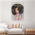 Picture of Graffiti Girl _GroupedProduct_Rectangle_Portrait_Canvas_Framed_