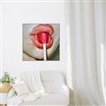 Picture of Lollipop Lips _GroupedProduct_Square_Canvas_Framed_
