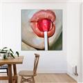 Picture of Lollipop Lips _GroupedProduct_Square_Canvas_Framed_