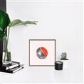 Picture of Watermelon Disco Ball  _GroupedProduct_Square_Canvas_Framed_
