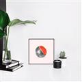 Picture of Watermelon Disco Ball  _GroupedProduct_Square_Canvas_Framed_
