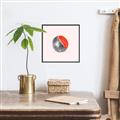 Picture of Watermelon Disco Ball  _GroupedProduct_Square_Canvas_Framed_