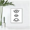 Picture of Three Eyes _GroupedProduct_Rectangle_Portrait_Canvas_Framed_