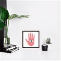 Picture of Hand Eye  _GroupedProduct_Square_Canvas_Framed_
