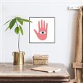 Picture of Hand Eye  _GroupedProduct_Square_Canvas_Framed_