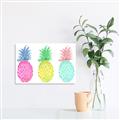 Picture of Colored three pineapples  _GroupedProduct_Rectangle_Landscape_Unframed_Print_Only_