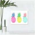Picture of Colored three pineapples  _GroupedProduct_Rectangle_Landscape_Unframed_Print_Only_